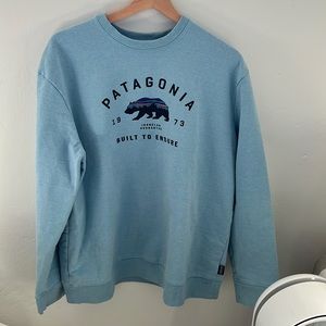 Patagonia Mens large sweatshirt! Oversized and made out of recycled materials